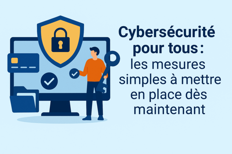 Cybersécurité pour tous : les mesures simples à mettre en place dès maintenant
